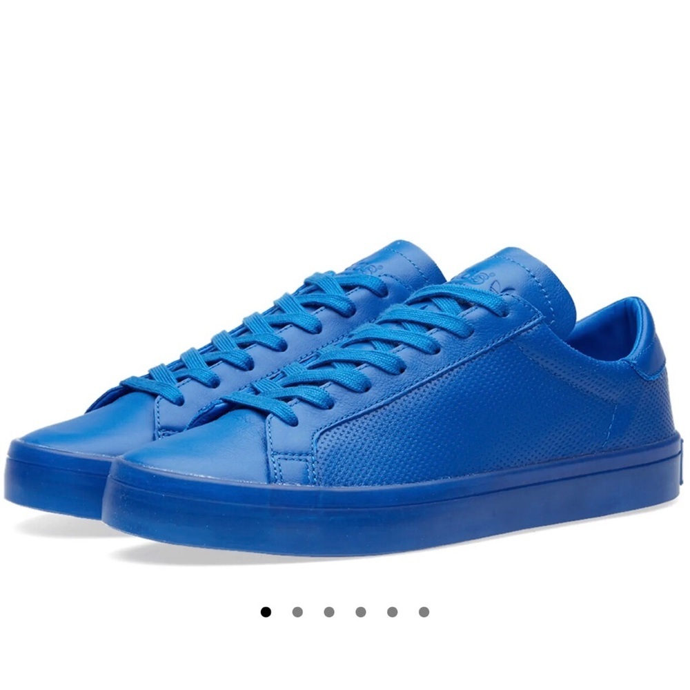 Adidas Court Vantage Adicolor Blue Size 9.5